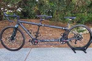 Photo of a Calfee Tetra w/couplers Med/Sm Tandem Bicycle For Sale