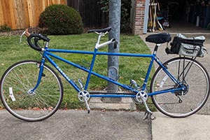 Photo of a Vintage Santana Elan Steel Tandem Bicycle For Sale