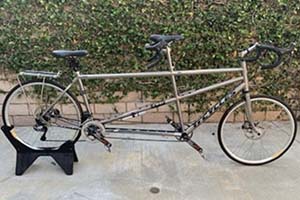Photo of a Custom TiCycles Tandem Bicycle For Sale