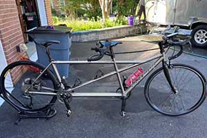 Photo of a Santana Ti Coupled Tandem Bicycle For Sale