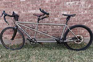 Photo of a 2015 Santana Team Ti Med/Med Tandem Bicycle For Sale
