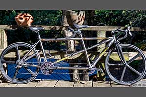 Photo of a Litespeed Taliani Titanium Tandem Bicycle For Sale