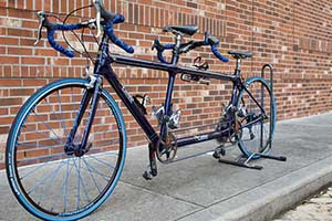 Photo of a Calfee Dragonfly - Deep Sea Blue Tandem Bicycle For Sale