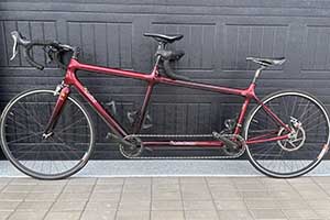 Photo of a Calfee Tetra L/S Tandem Bicycle For Sale